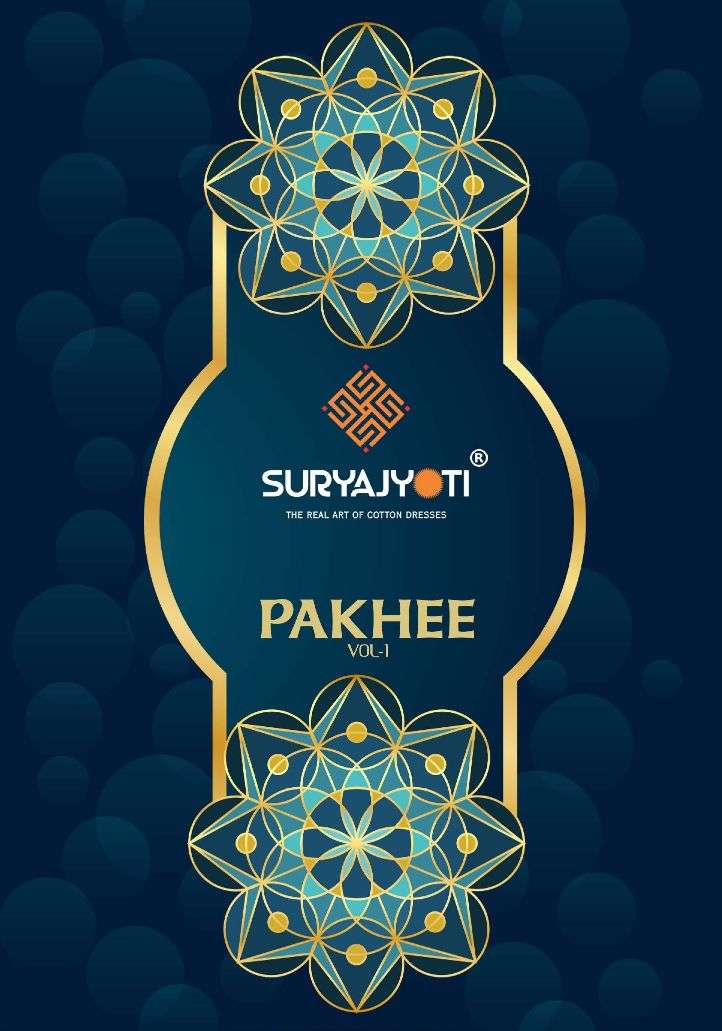Suryajyoti Pakhee Vol-1 series 1001-1008 cotton slub suit 