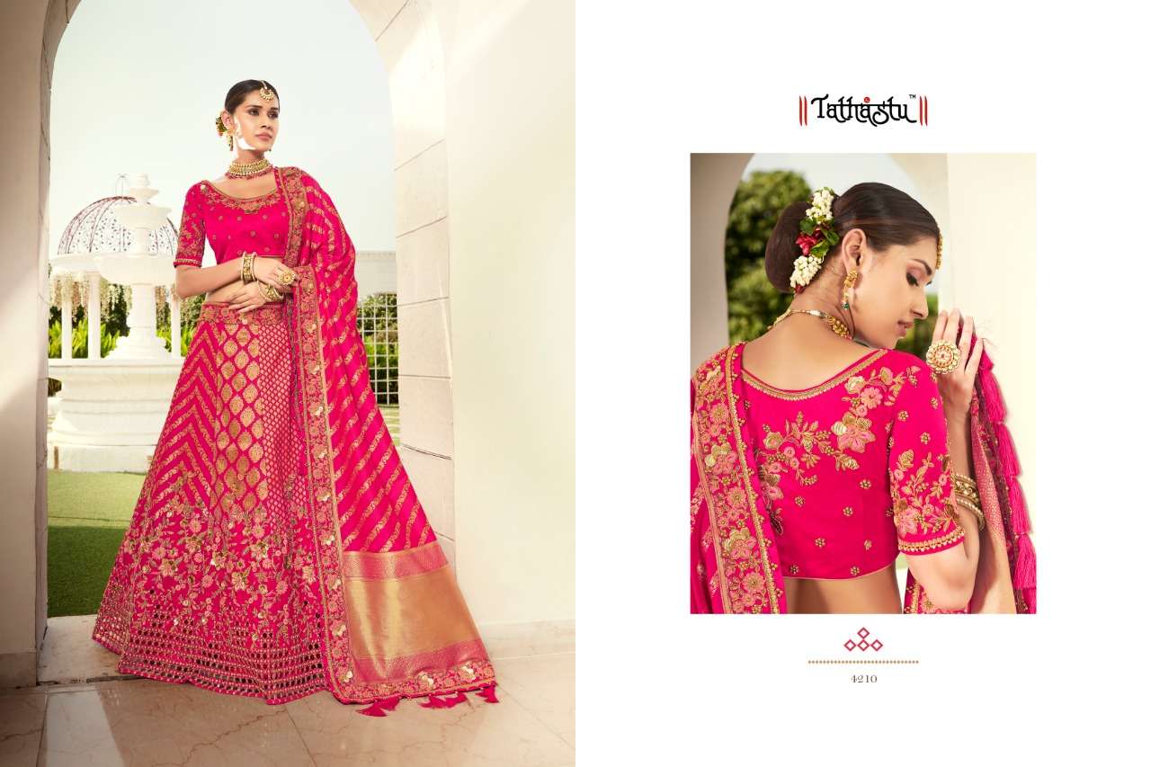 TATHASTU ALL TIME HIT DESIGNER BANARASI SILK LEHENGA 