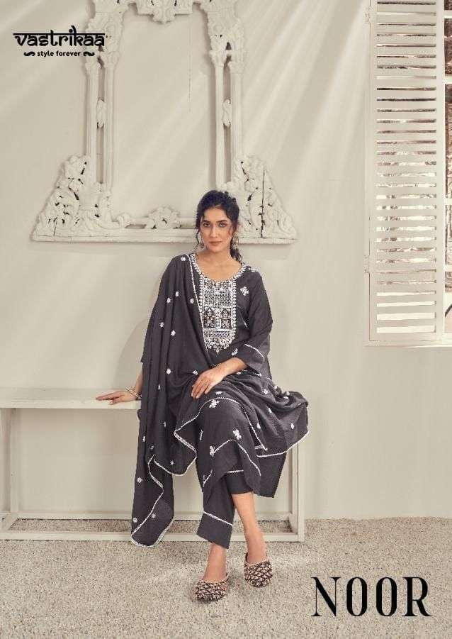 vastrikaa noor series 204-209 Chinon Silk readymade suit