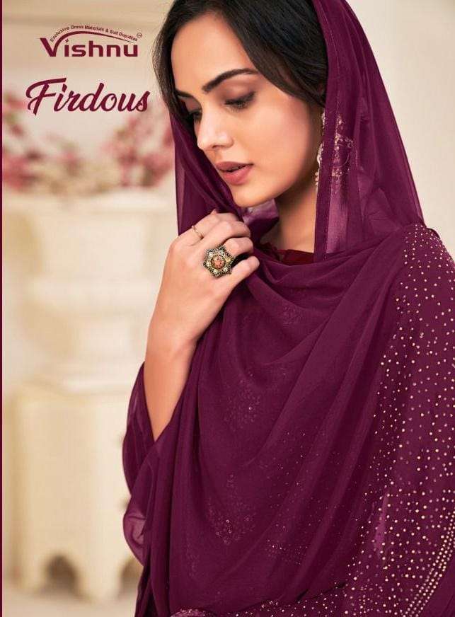 vishnu impex firdous series 44001-44012 georgette suit
