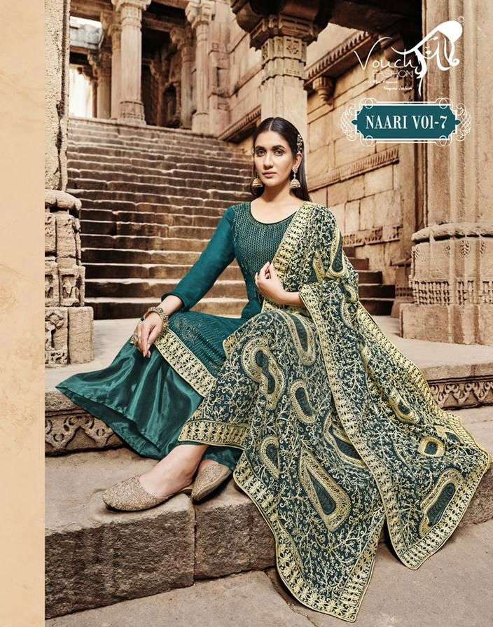 VOUCH NAARI VOL-7 DESIGNER GEORGETTE SUIT 