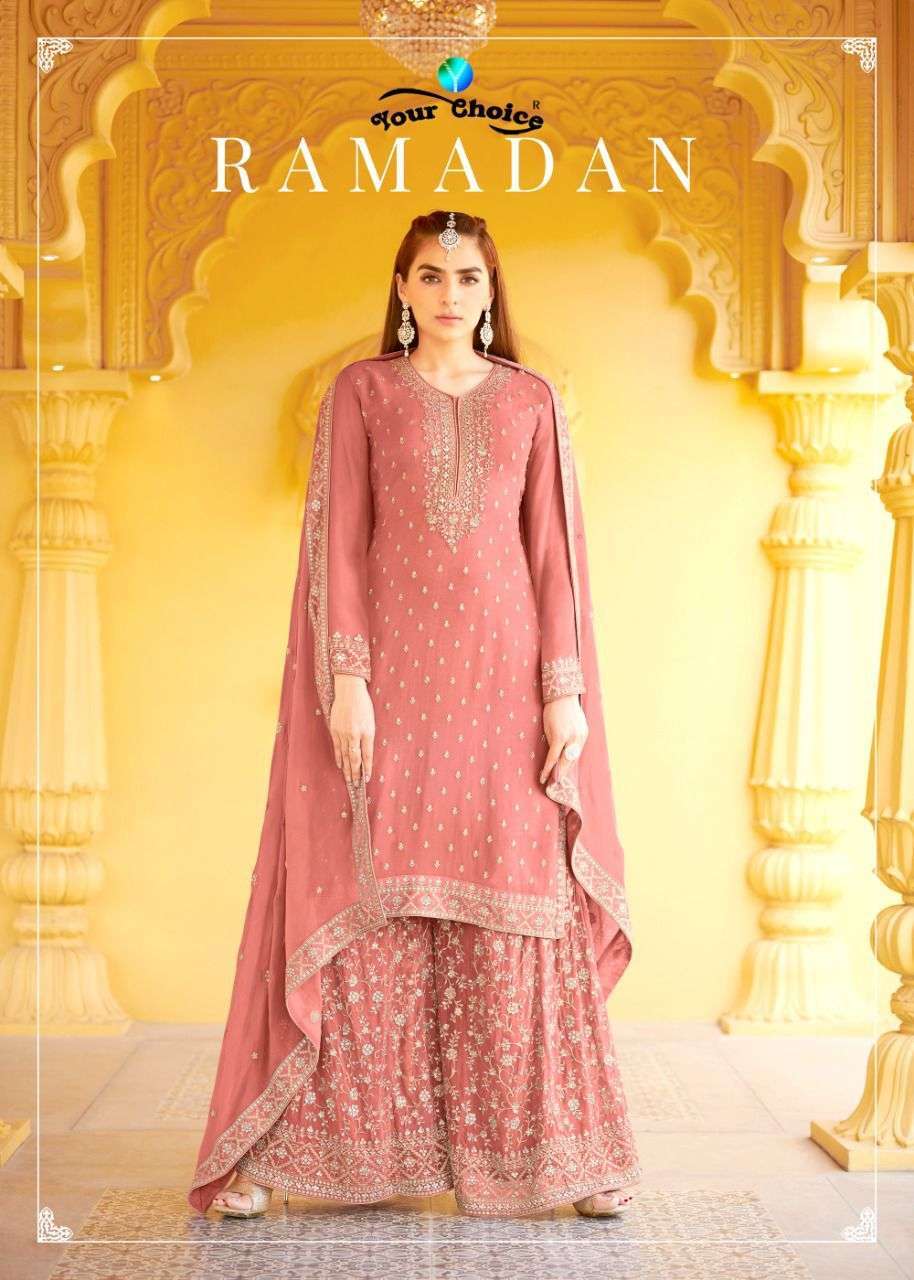 your choice ramadan series 4199-4202 pure georgette suit 