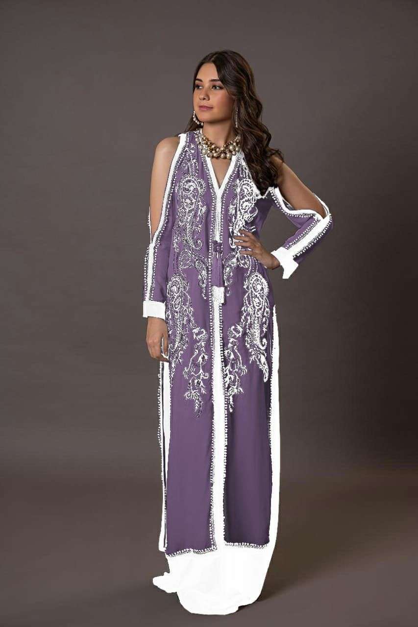 zara studio vol 47 faux georgette pakistani kurti 
