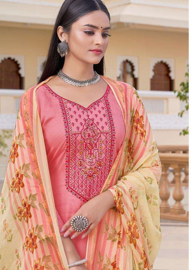 7 clouds nazma 2 series 5001-5008 pure jam suit 