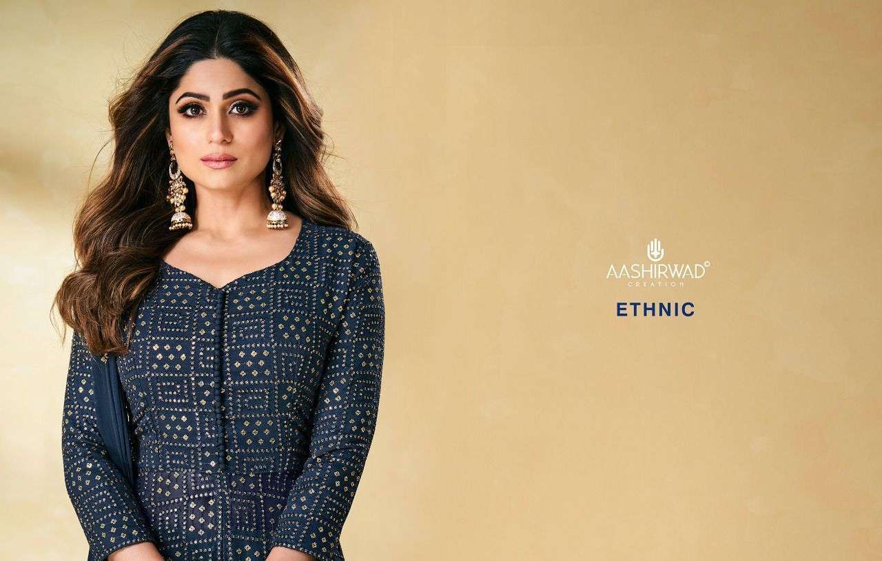 Aashirwad ethnic series 917-9178 real georgette suit