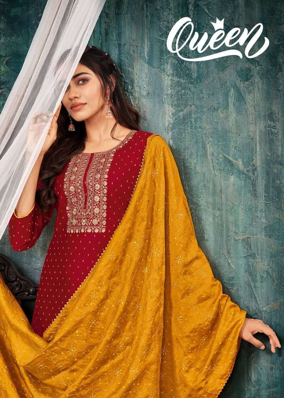 artio queen series 32001-32006 modal silk readymade suit 