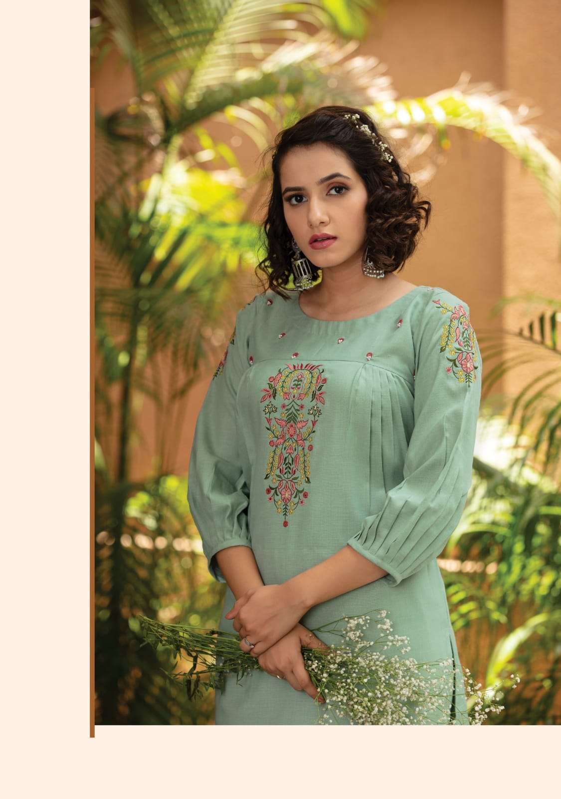ashmi signature aaishree series 101-106 heavy cotton flex kurti 
