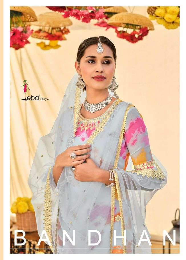 EBA LIFESTYLE BANDHAN DESIGNER WEIGHTLESS GEORGETTE SUIT 