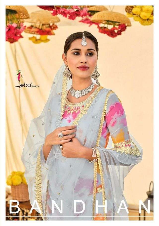 eba lifestyle bandhan series 1401-1406 georgette suit 