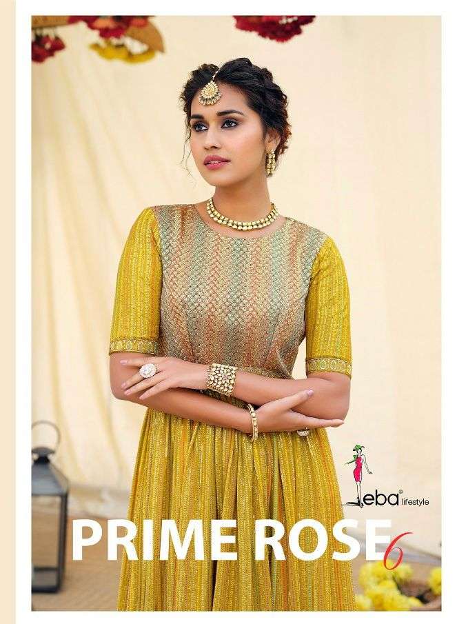 EBA PRIME ROSE-6 DESIGNER GEORGETTE SUIT 