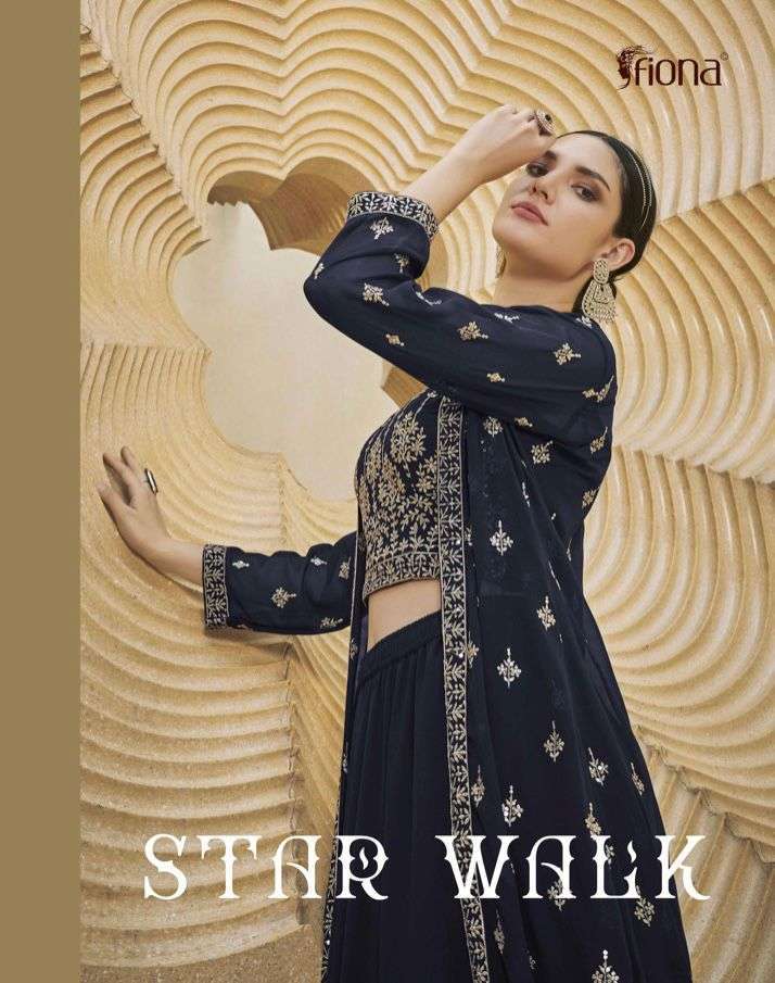 fiona starwalk series 51071-51074 heavy georgette kurti 
