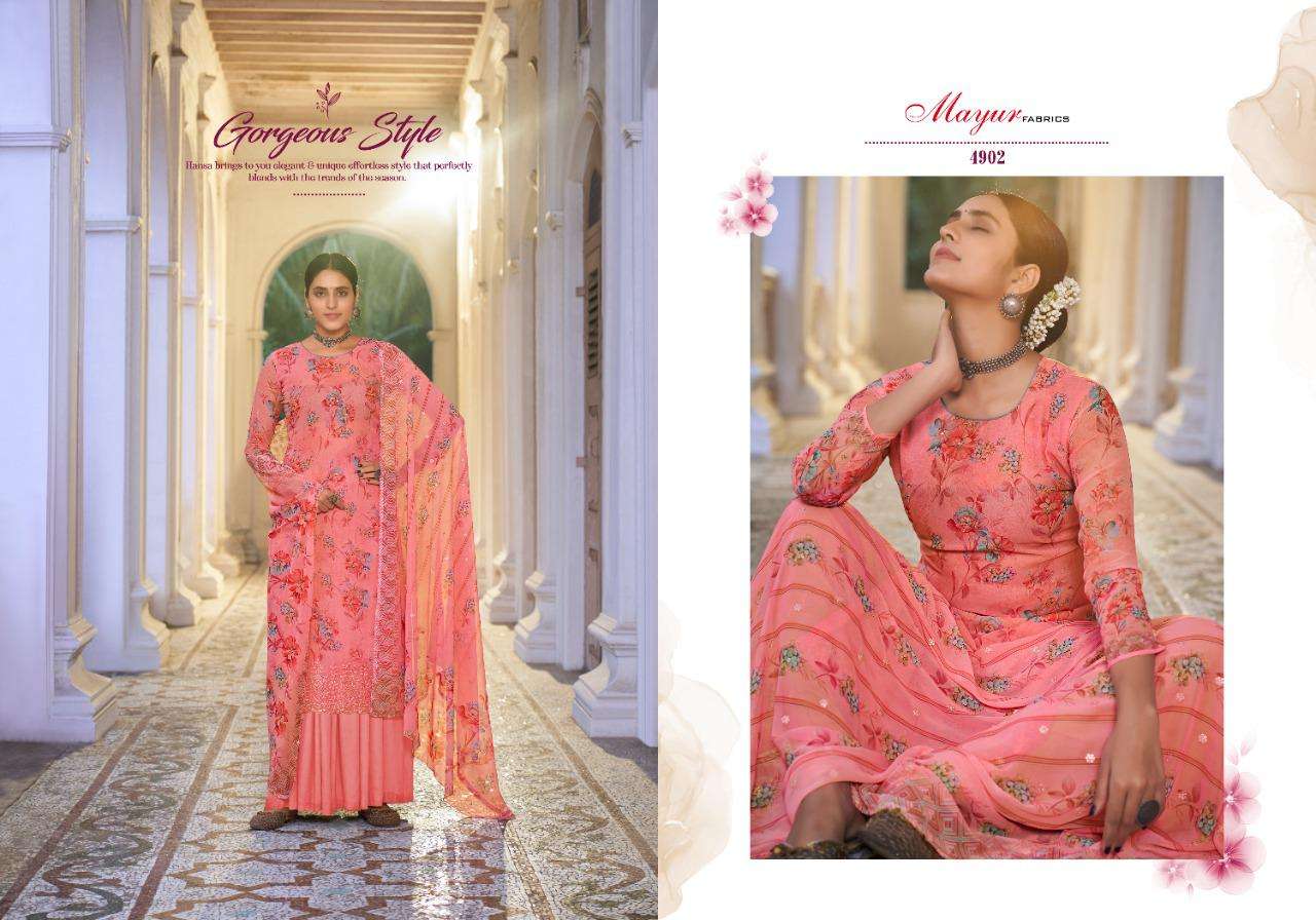 HANSA MOON RISE DESIGNER GEORGETTE SUIT