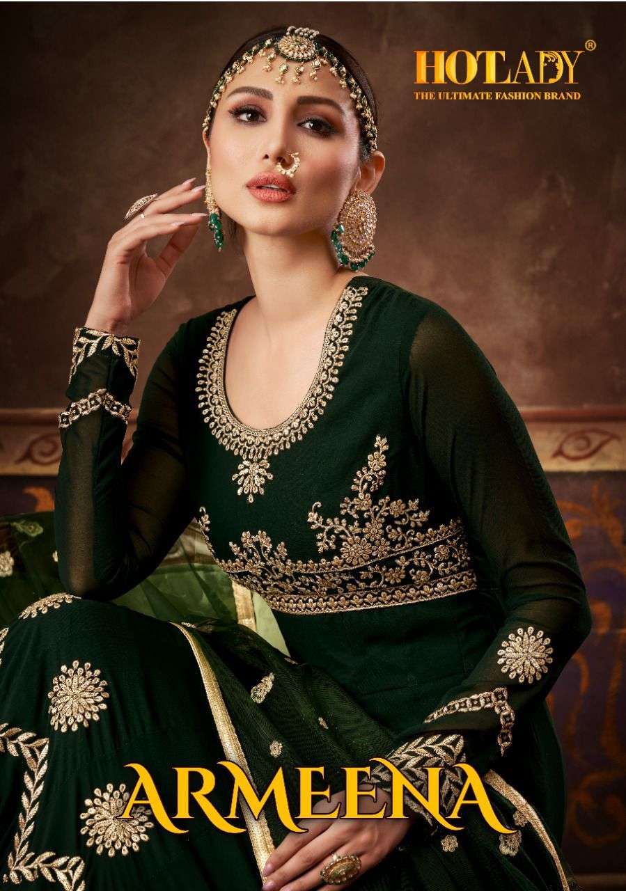 HOTLADY ARMEENA DESIGNER REAL GEORGETTE SUIT 