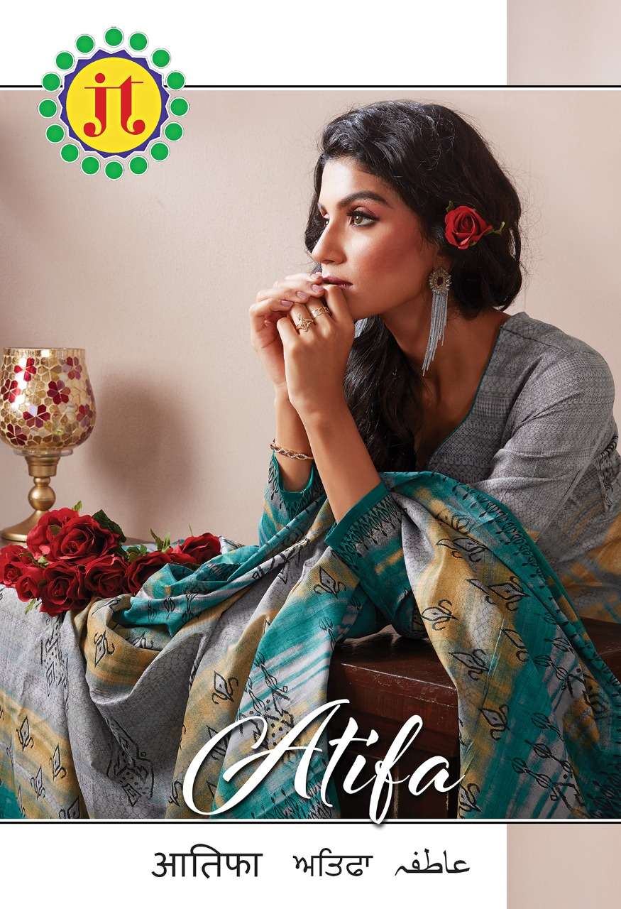 JT Atifa series 1001-1010 pure satin suit 