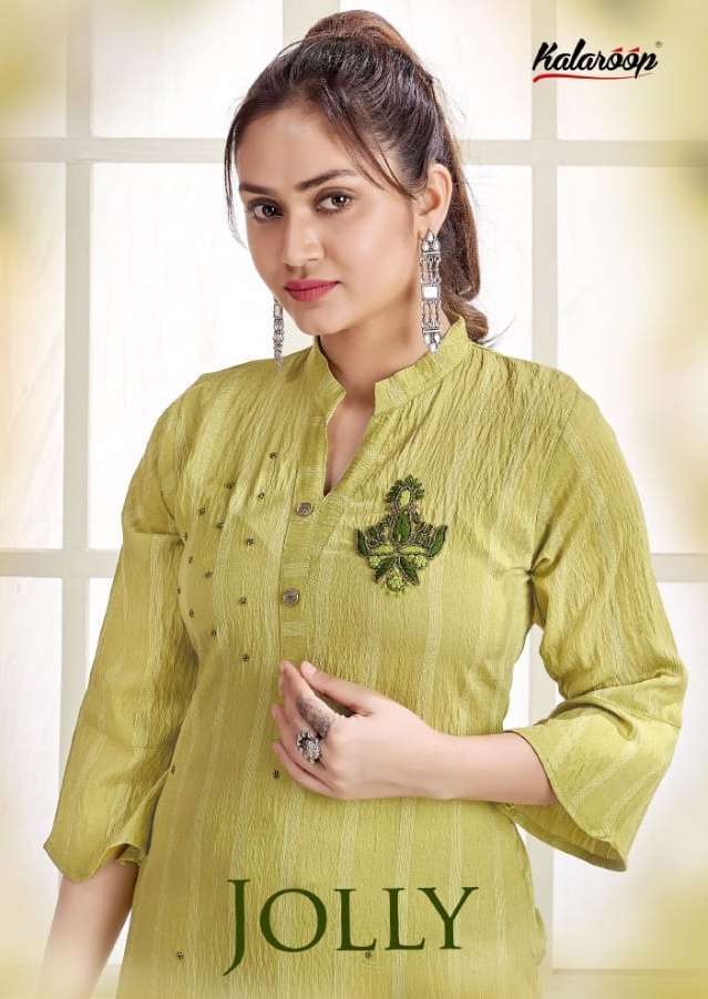 kalaroop jolly series 13194-13199 silk kurti