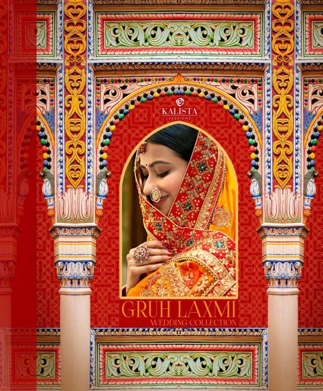 kalista gruh laxmi series 77890-77895 Barfi blooming saree