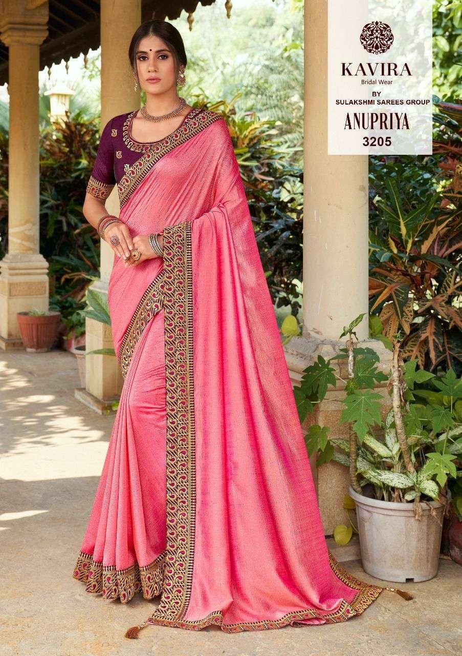 KAVIRA ANUPRIYA DESIGNER CHINON GEORGETTE SAREE 