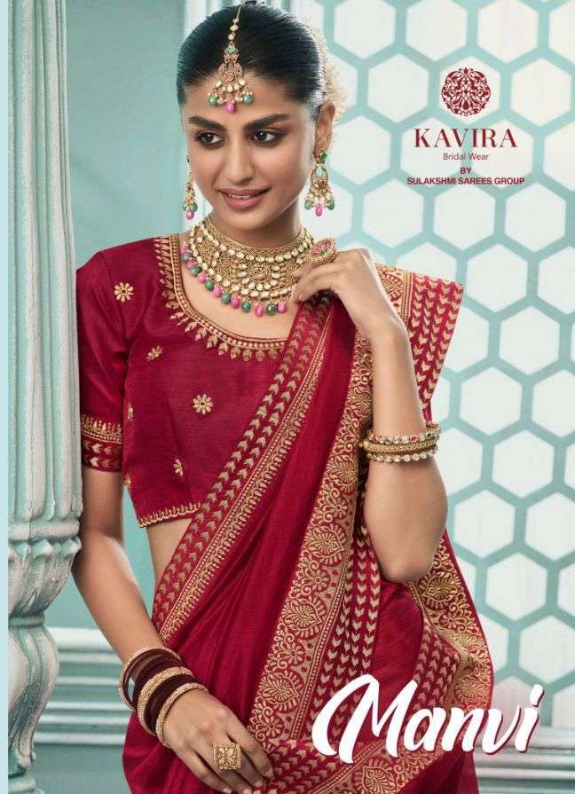 kavira manvi series 3501-3506 vichitra with bluming saree