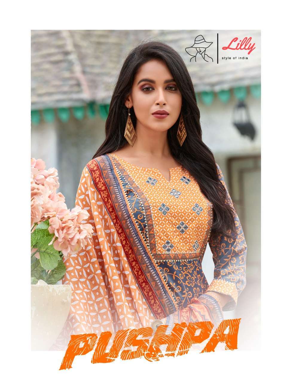 lilly pushpa series 1001-1005 lilan cotton readymade suit 