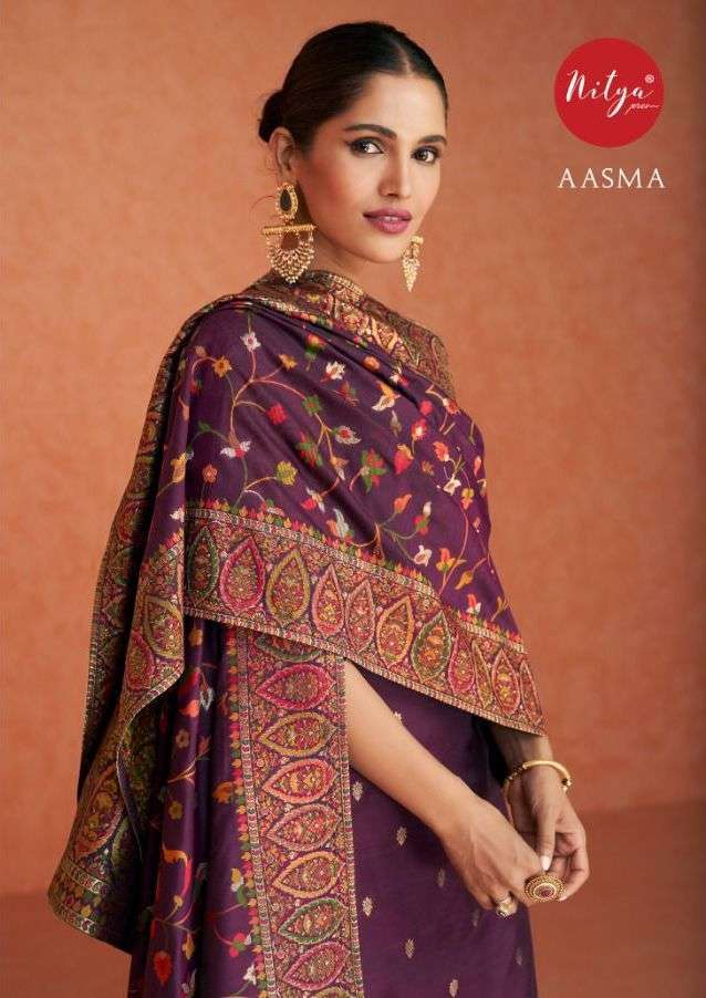 lt nitya aasma silk series 101-105 silk jacquard suit 