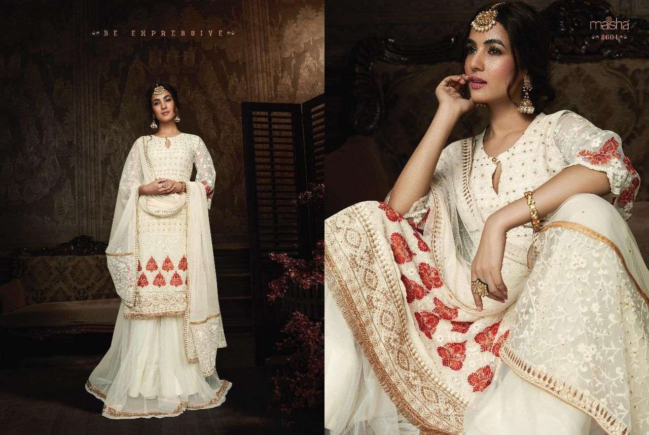 MAISHA INAYAT DESIGNER GEORGETTE SUIT 