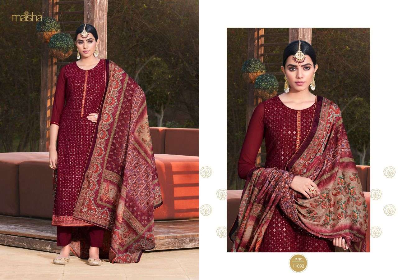 MAISHA VIVANN VOL-6 DESIGNER PURE GEORGETTE SUIT 