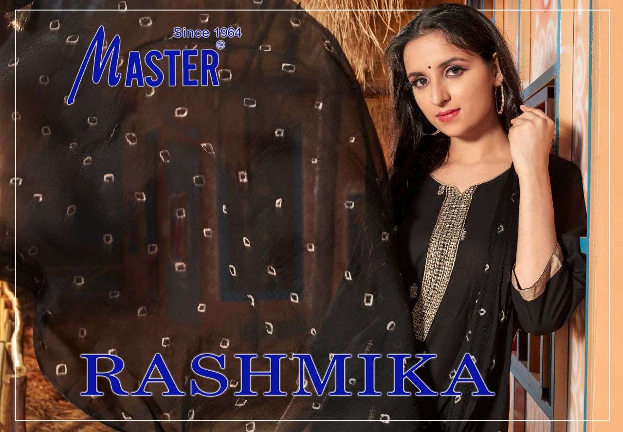 master rashmika pant series 001-008 rayon readymade suit 