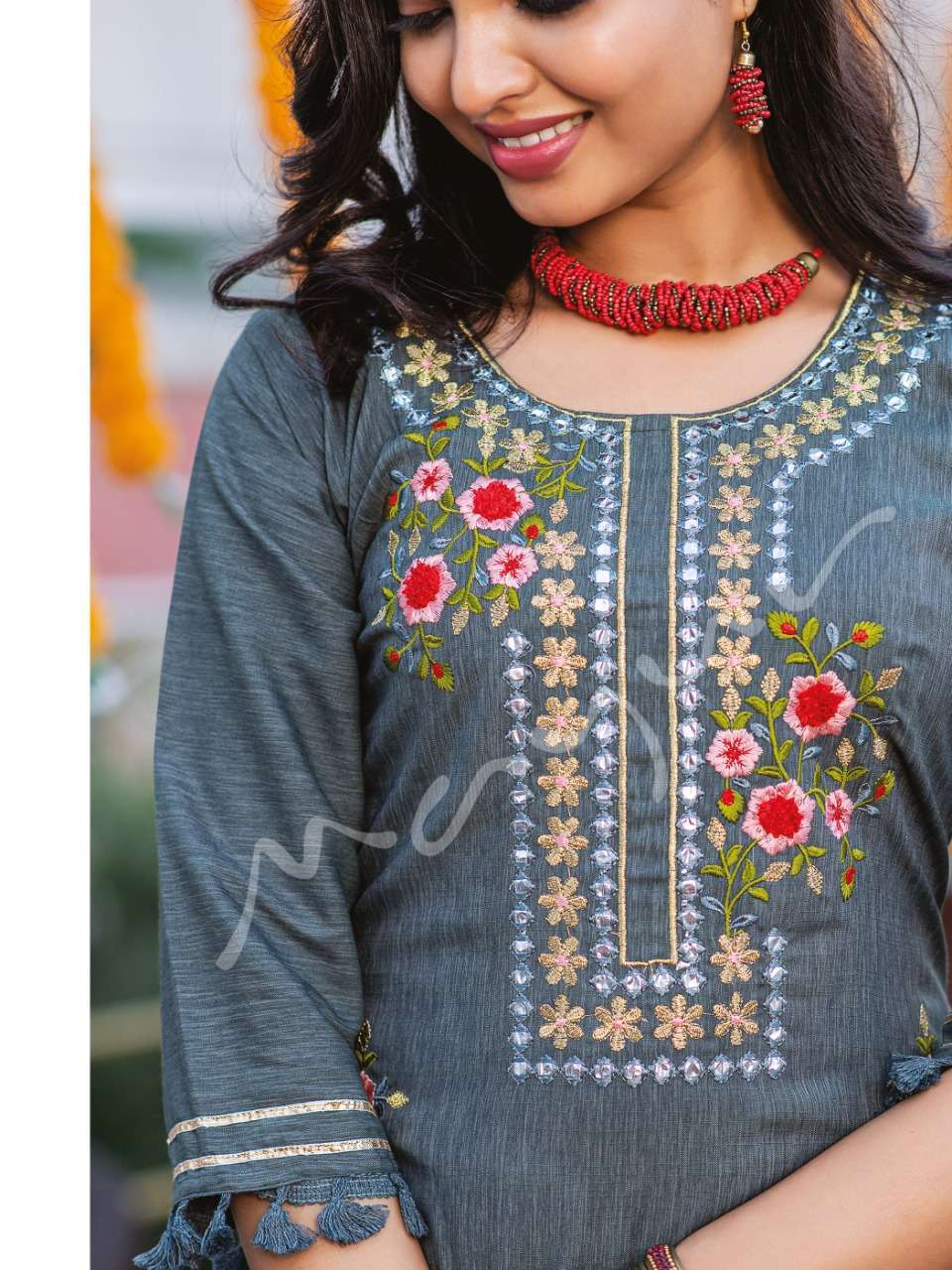 Mayur bunaai series 101-106 pure liquid rayon kurti 