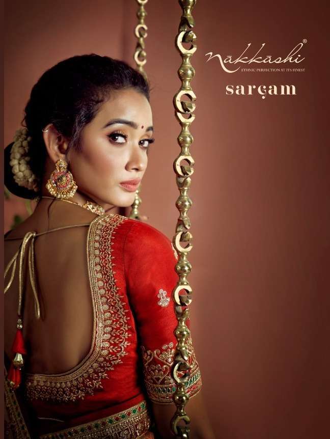 nakkashi sargam series 4264-4269 silk saree