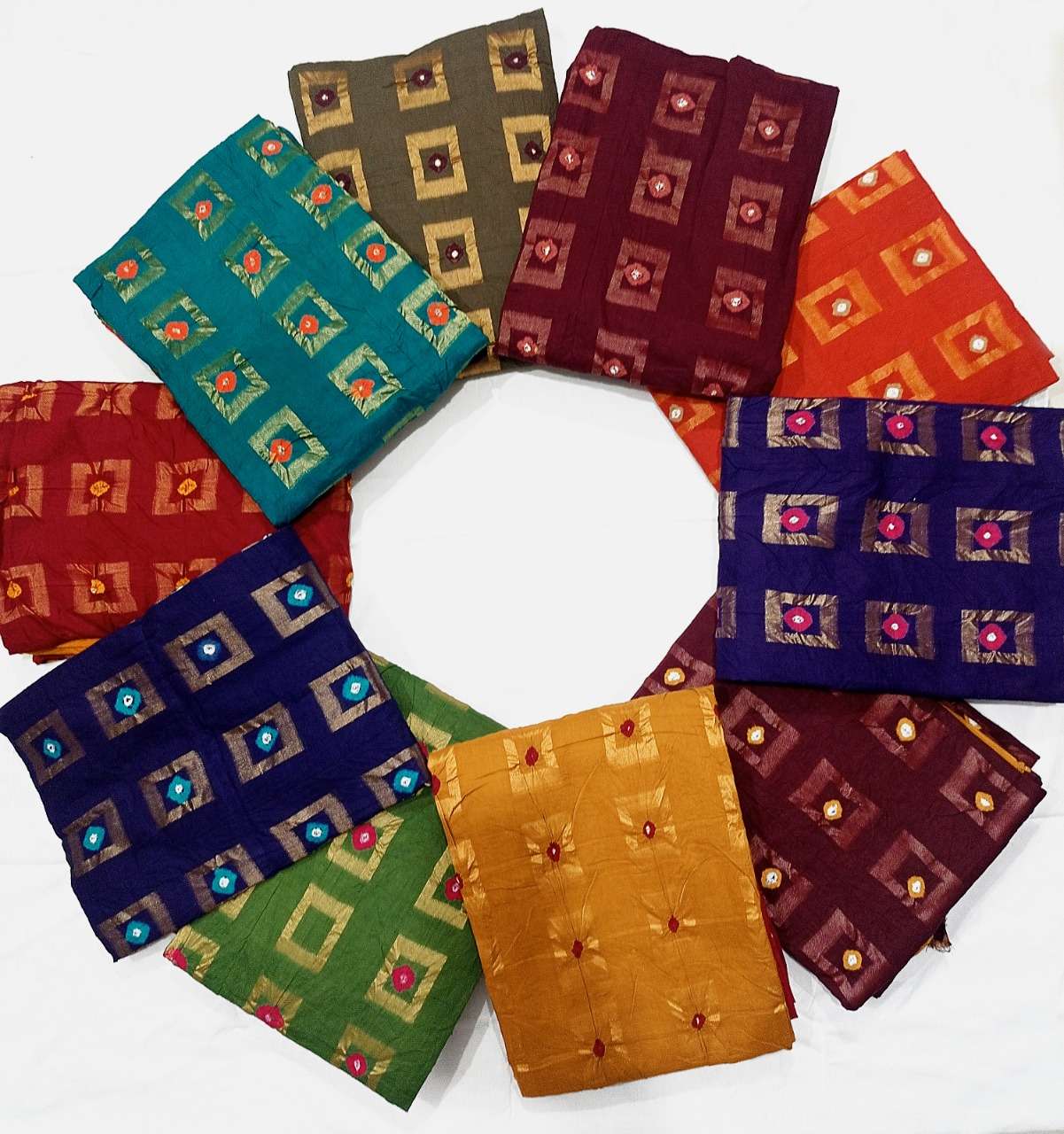 Nemi Checks Bandhani vol-2 pure cotton suit 