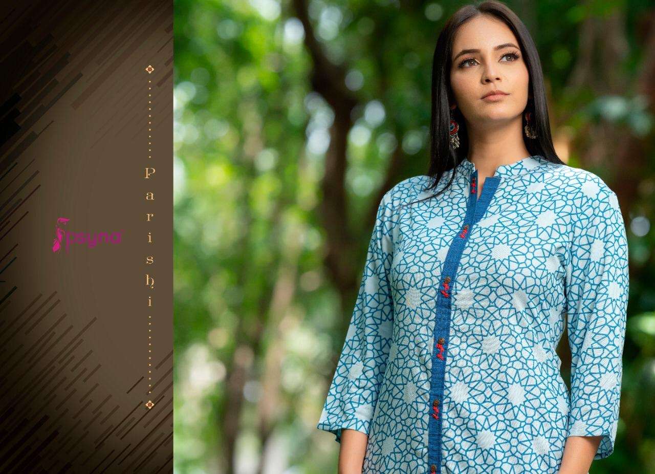 Psyna parishi premium vol-1 series 1001-1010 rayon kurti