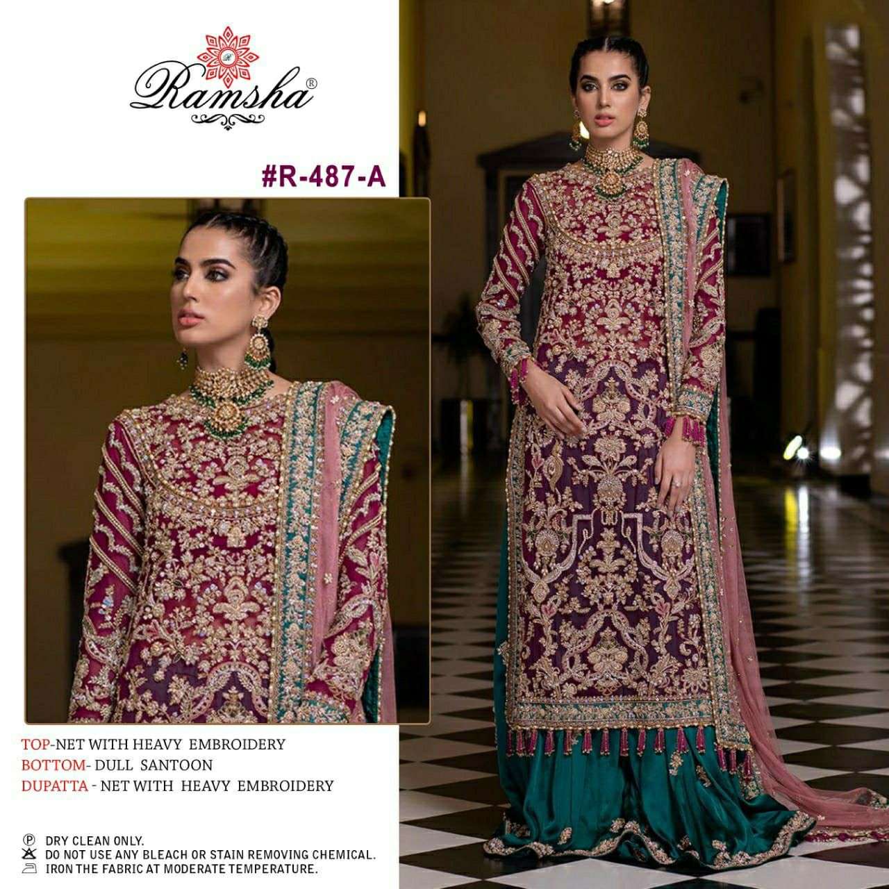 RAMSHA R-487 DESIGNER NET SUIT 
