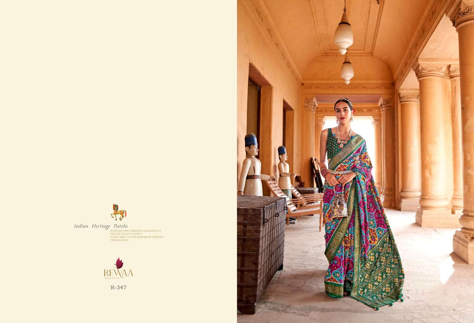 REWAA PATOLA VOL-4 DESIGNER PATOLA SAREE 