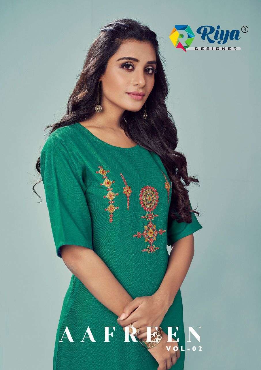 riya aafreen vol 2 series 2001-2006 cotton slub kurti 