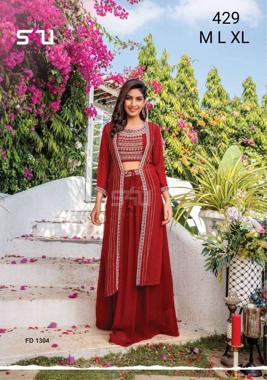 s4u 429 design combo set of party wear dress for girl women