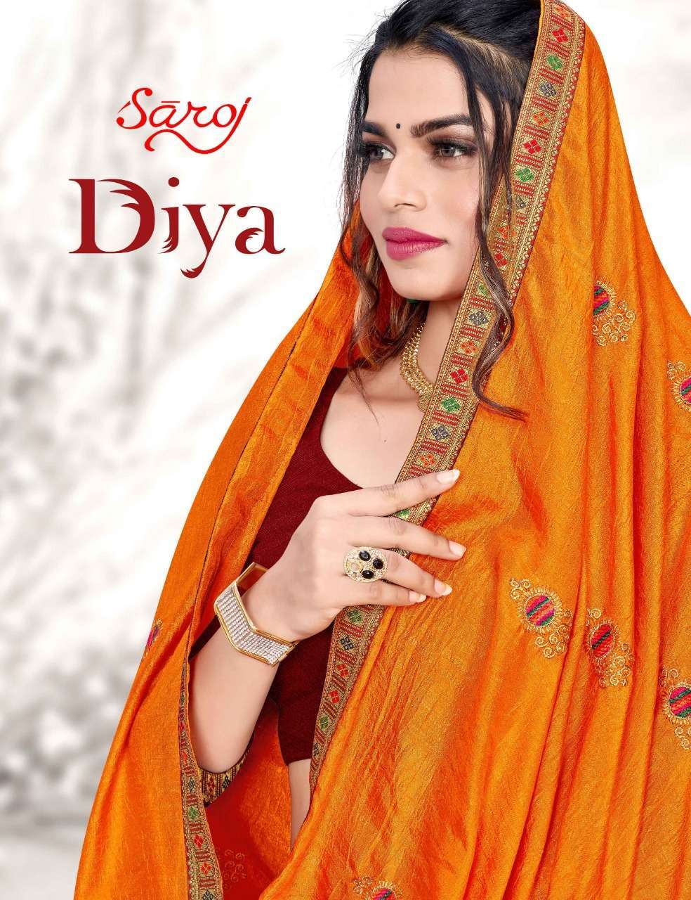 saroj diya series 8001-8008 kumari silk saree
