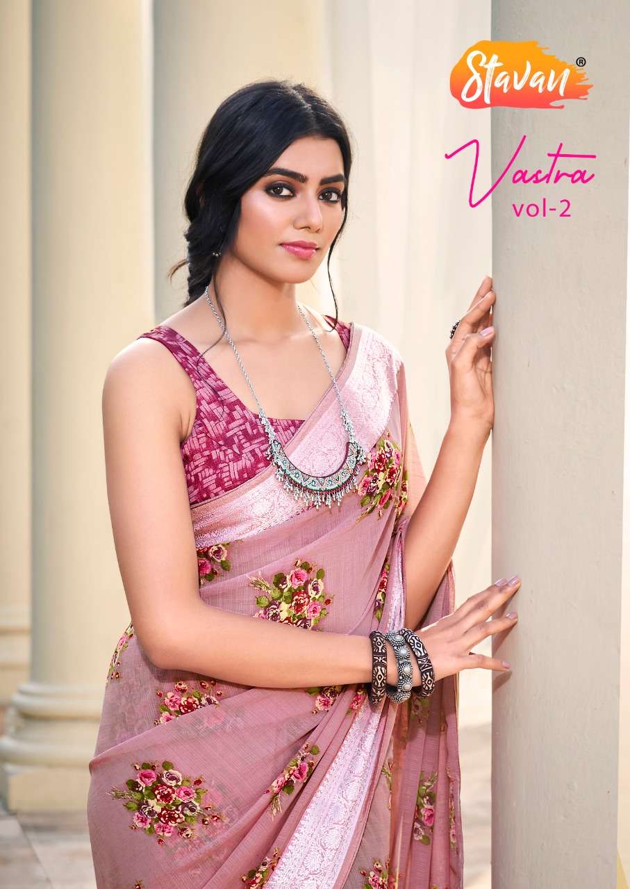 STAVAN VASTRA VOL 2 DESIGNER GEORGETTE SAREE 