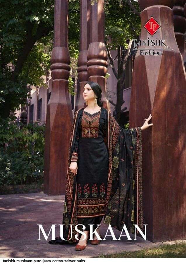 tanishk muskaan series 1201-1208 pure jam cotton suit 