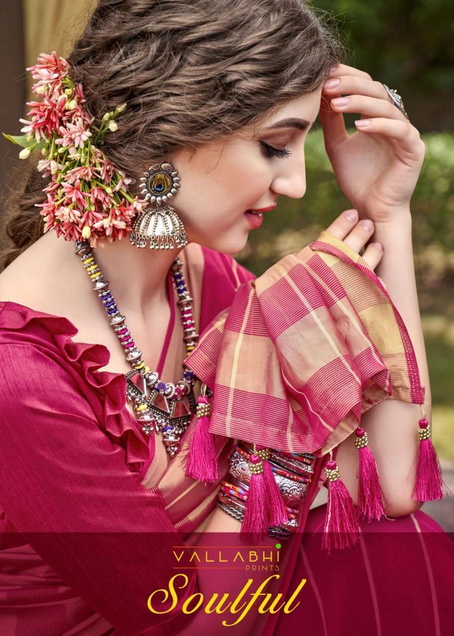 Vallabhi prints soulful series 15281-15288 weightless print saree
