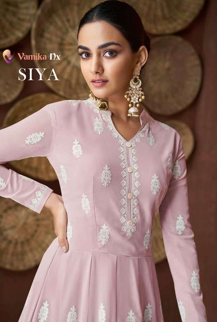 vamika nx siya series 1901-1906 pure georgette gown 