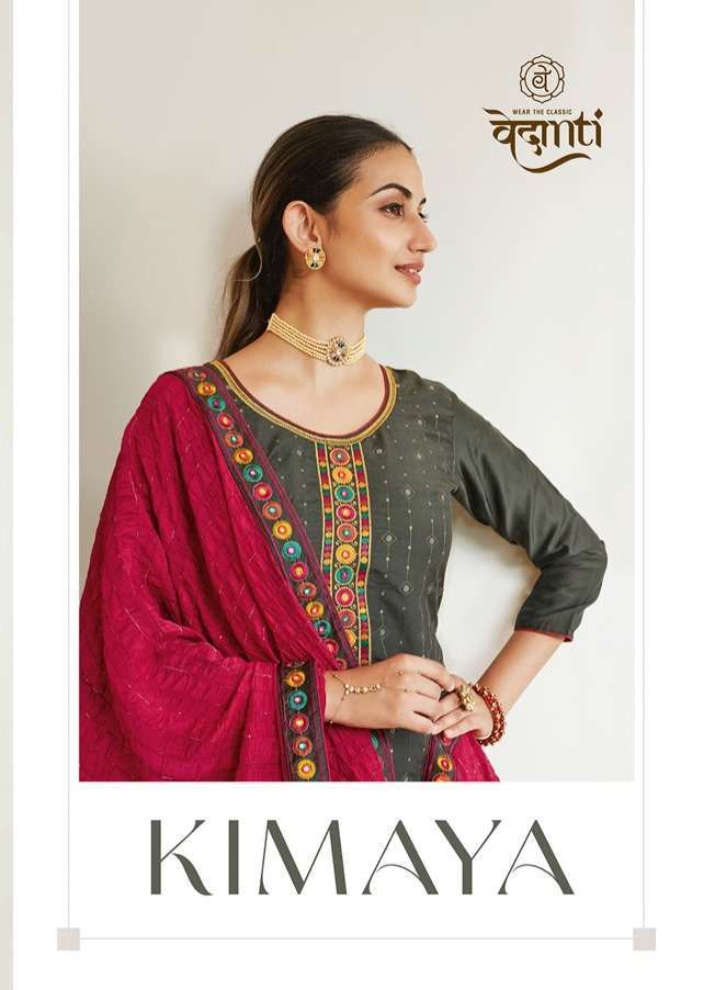 Vedanti kimaya series 3361-3364 heavy parampara silk suit 