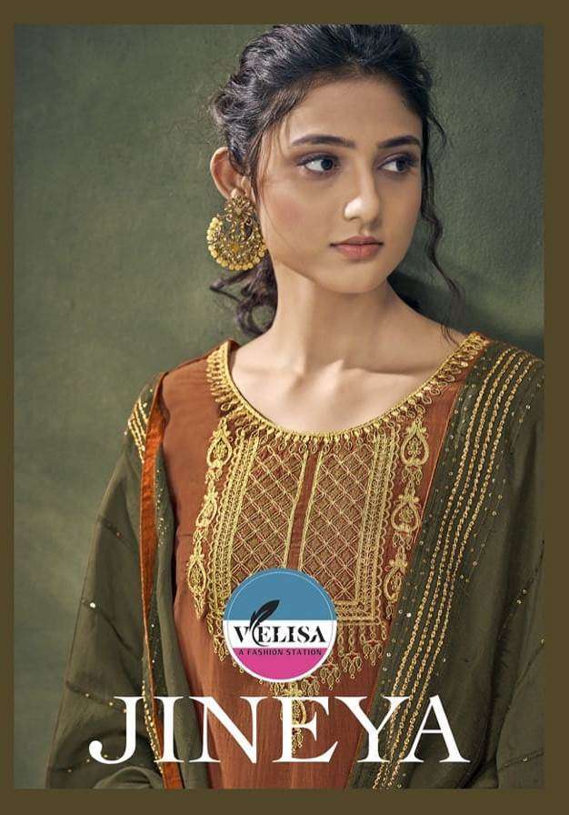 velisa jineya series 301-304 pure parampara silk suit 