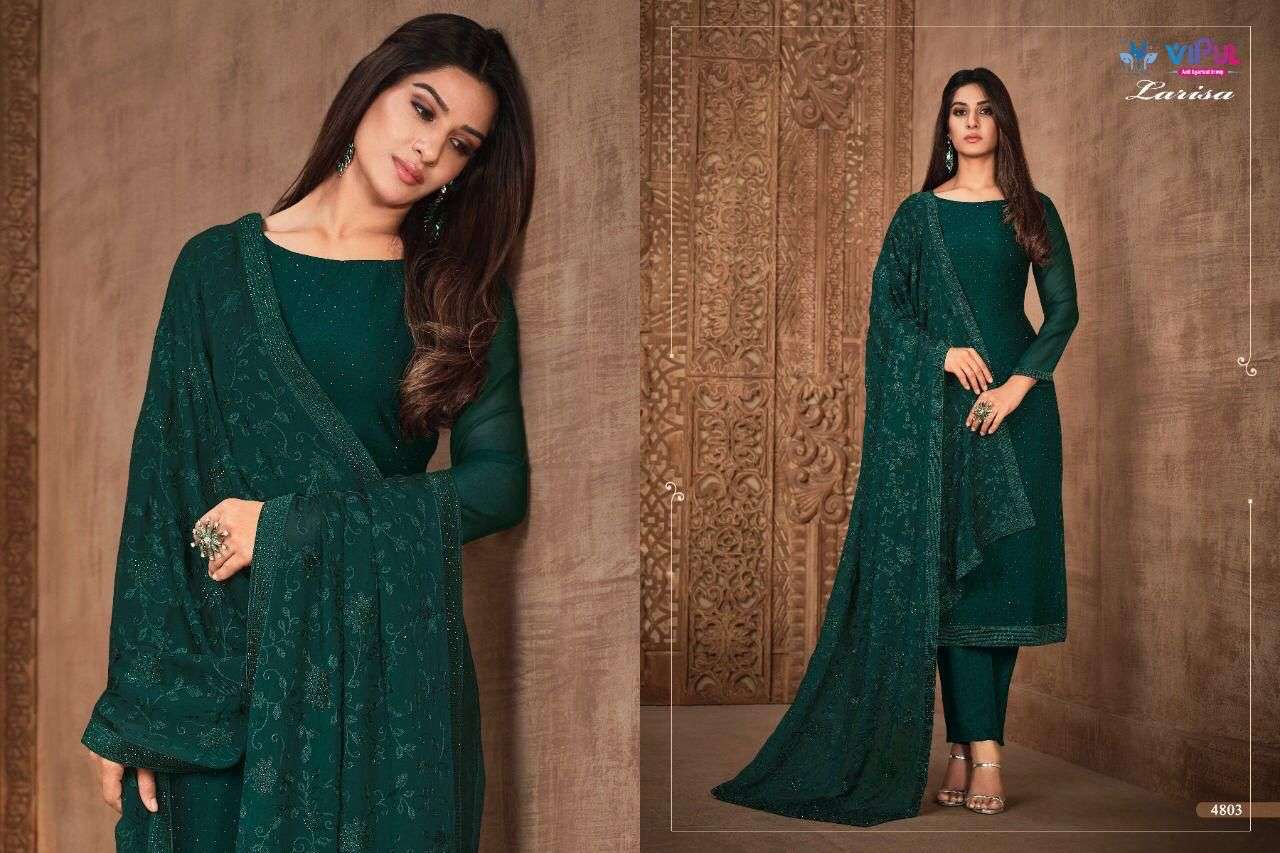 VIPUL LARISA DESIGNER TWO TONE GEORGETTE SUIT 