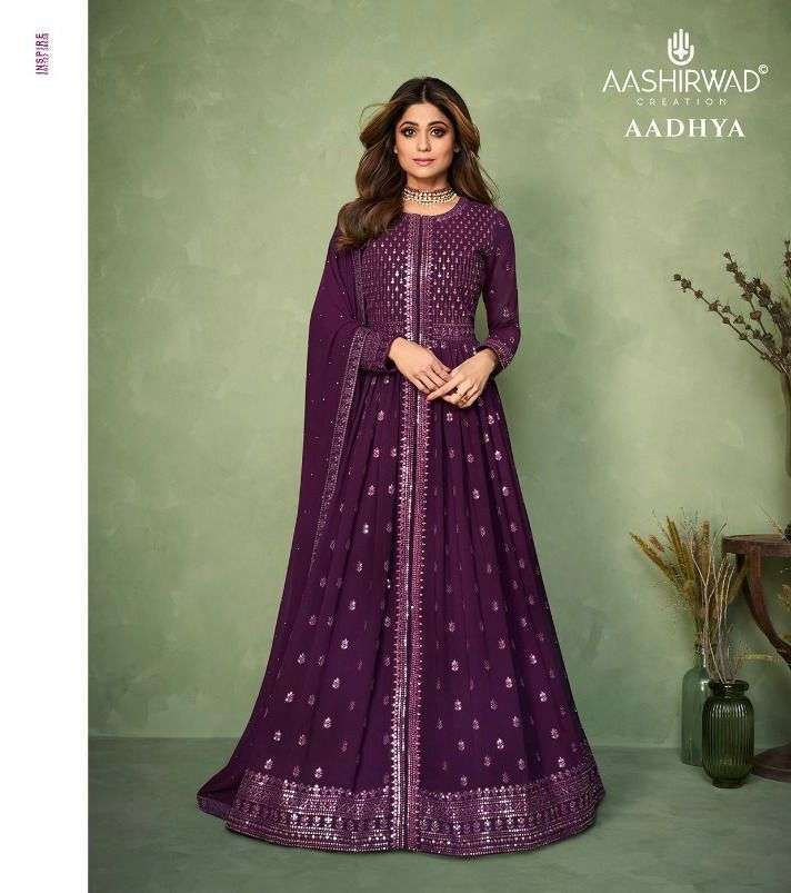 aashirwad creation aadhya series 9160-9164 real georgette suit 