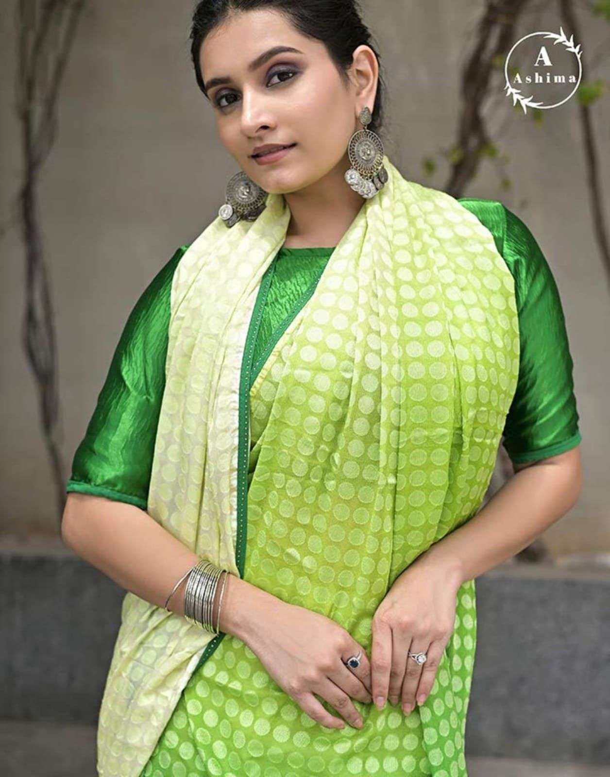 ashima benchmark shade series 3301-3308 Benchmark brasso saree