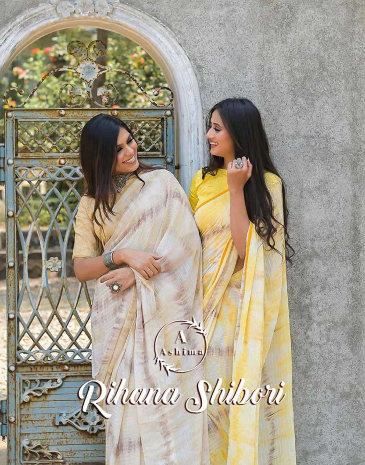 ashima rihana shibori series 2901-2908 weightless saree