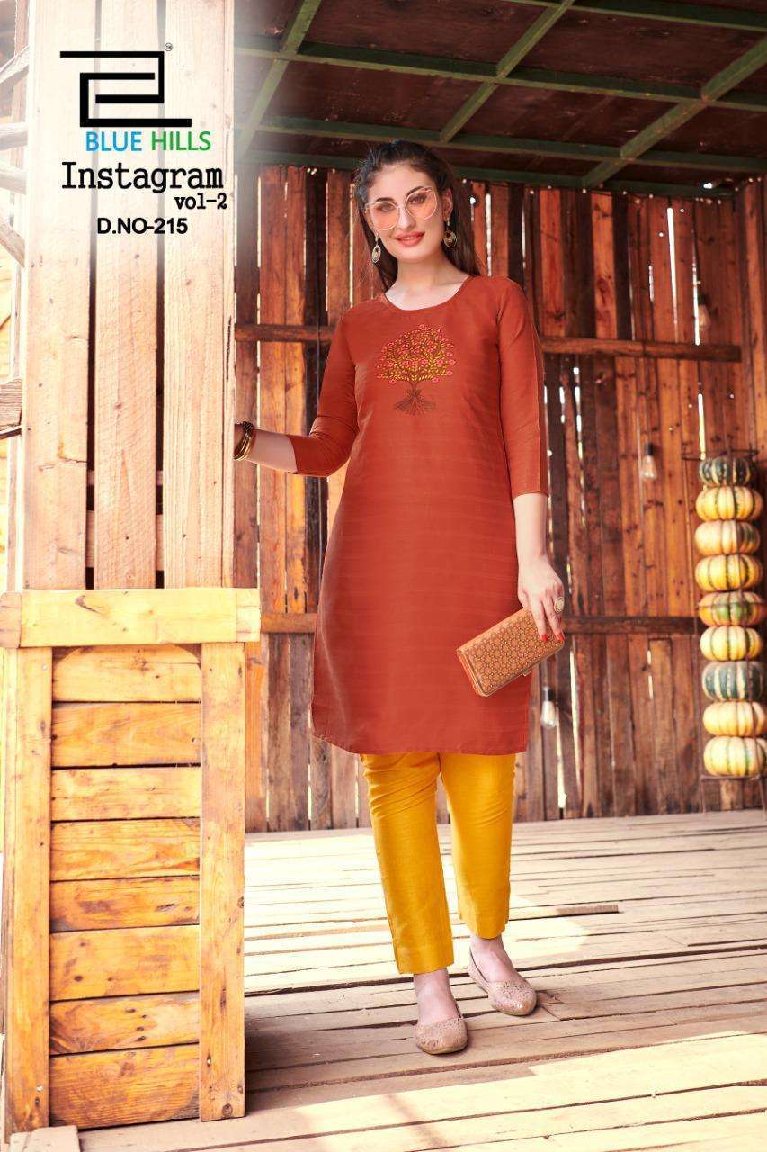 Blue Hills Instagram Vol 2 series 201-218 cotton kurti