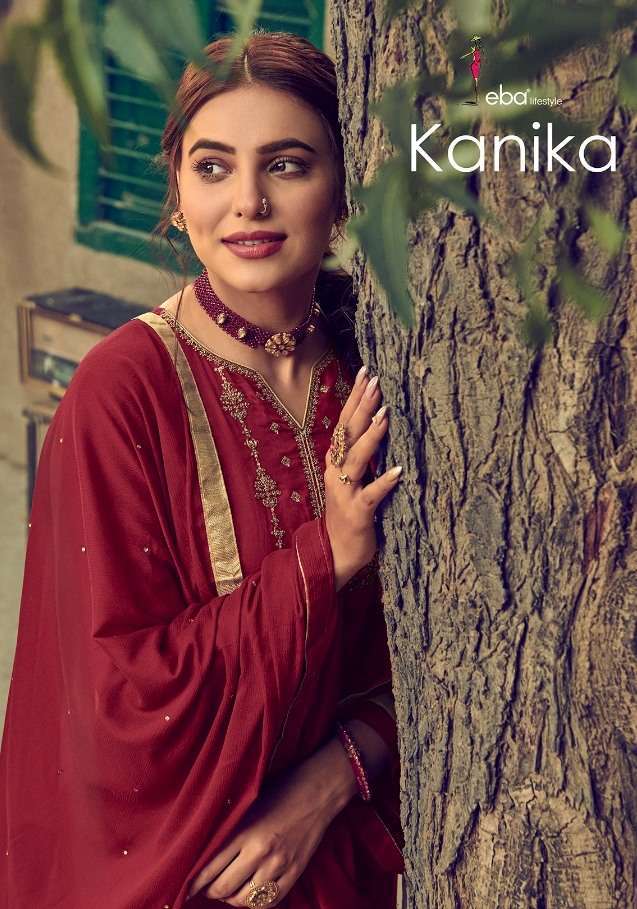 eba lifestyle kanika vol 1 series 1245-1250 heavy jam cotton suit 