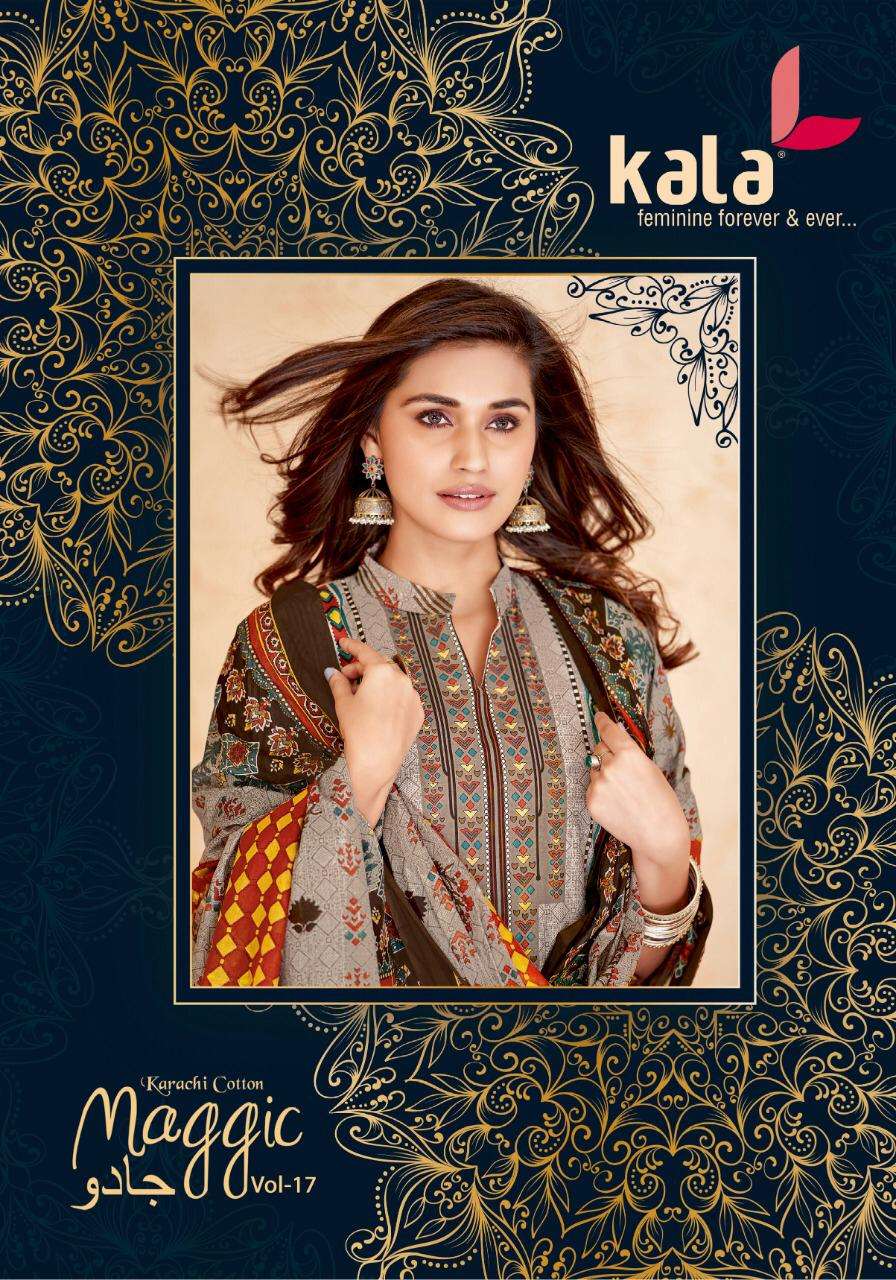 Kala Magic vol-17 series 3901-3912 pure cotton suit 