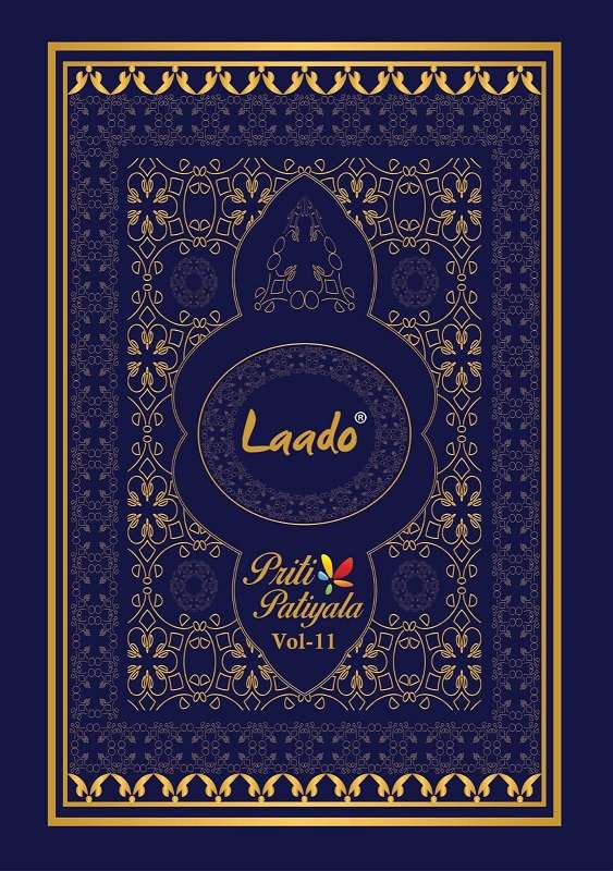 Laado Priti Patiyala Vol-11 series 1101-1120 Pure Cotton suit